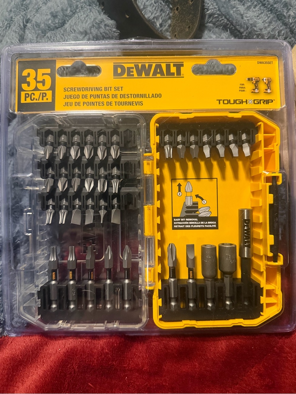 DEWALT 35-Piece Screwdriving Bit Set - Yellow/Black